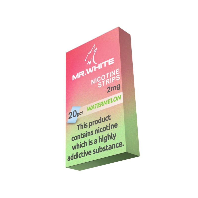 Mr. White 2mg Watermelon Nicotine Strips - Premier Nicotine Strips Manufacturer