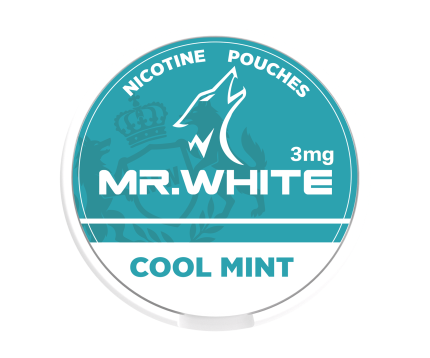 Mr.White 3mg Cool Mint Nicotine Pouches