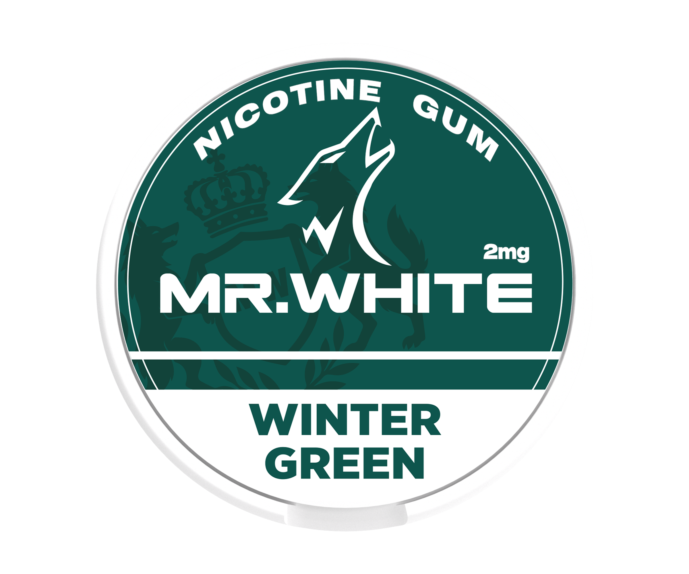 GUM-2mg WINTER GREEN 03-min Mr. White 2mg Winter Green Nicotine Gum - Premium Nicotine Gum Manufacturer