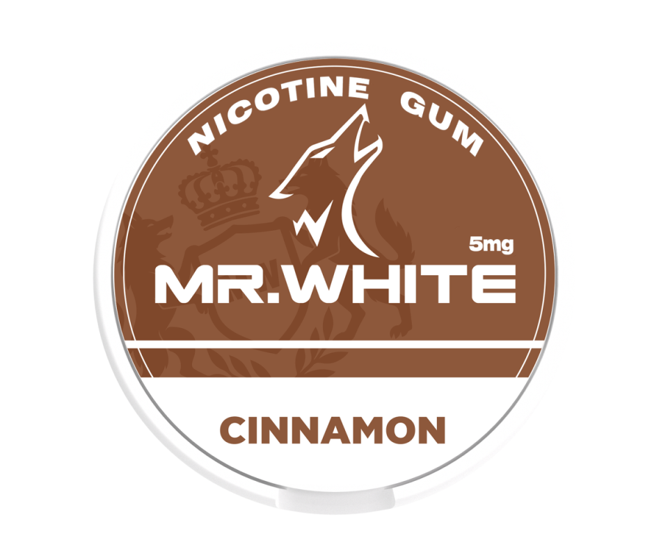 Mr. White 5mg Cinnamon Nicotine Gum delivers a warm, spicy cinnamon flavor paired with a controlled nicotine release, perfect for brands, wholesalers, and retailers seeking a high-quality, tobacco-free nicotine product. Crafted by a leading nicotine gum manufacturer, this product offers a discreet, smoke-free solution for managing cravings with a rich, aromatic taste.