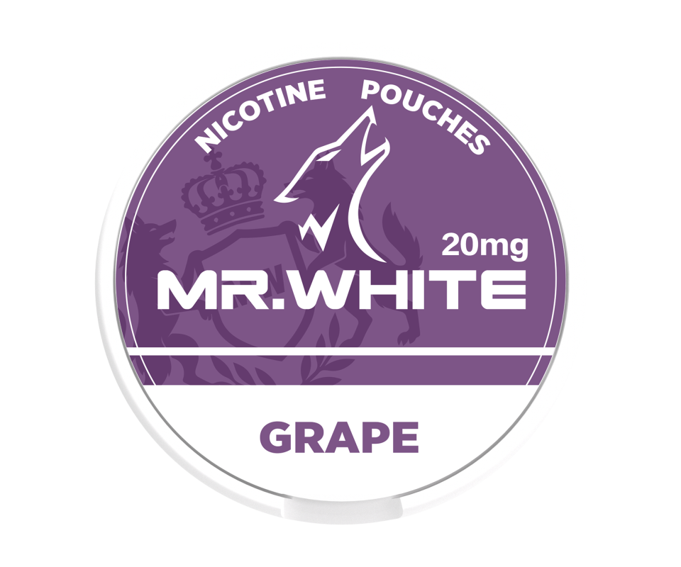 Mr.White 20mg Grape Nicotine Pouches