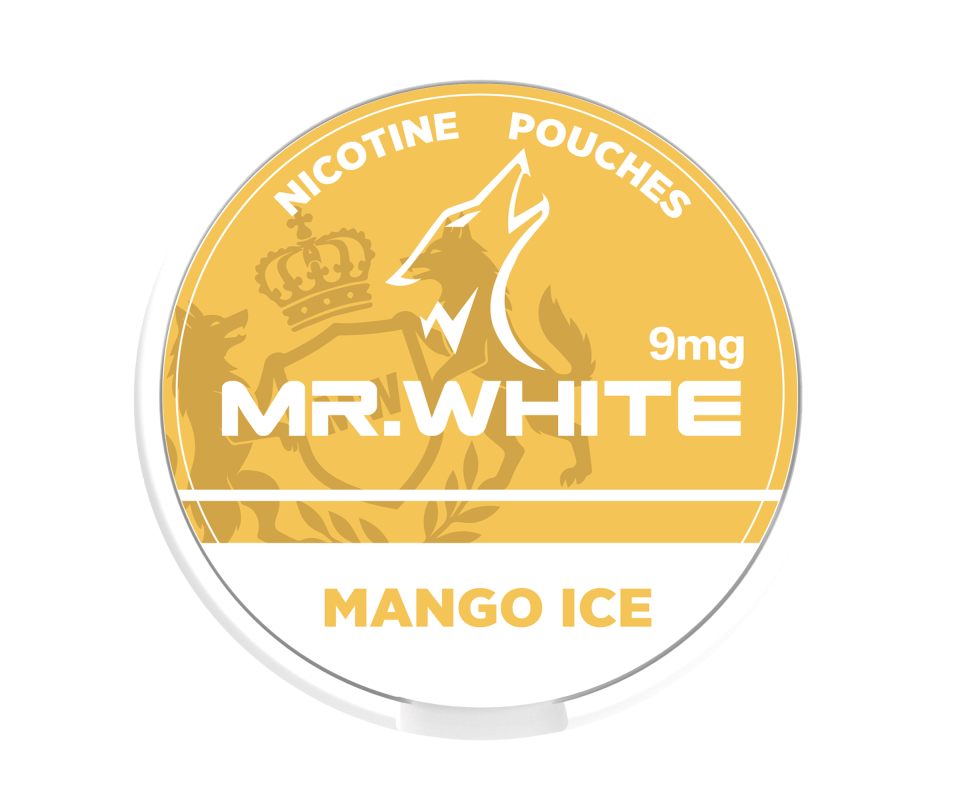 Mr.White 9mg Mango Ice Nicotine Pouches
