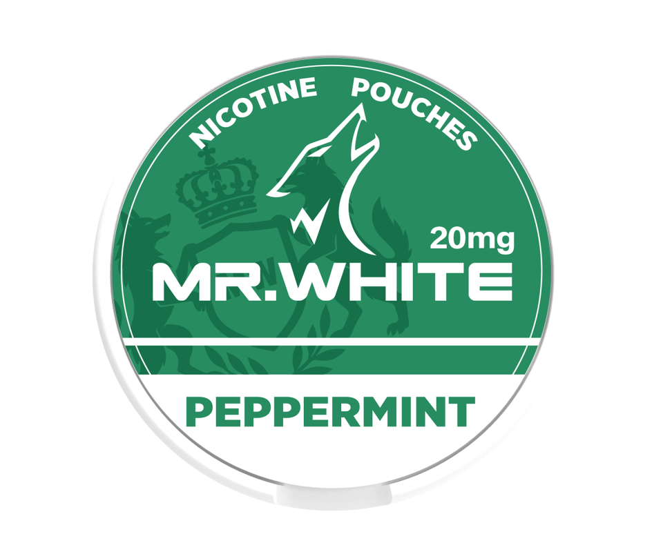 Mr.White 20mg Peppermint Nicotine Pouches