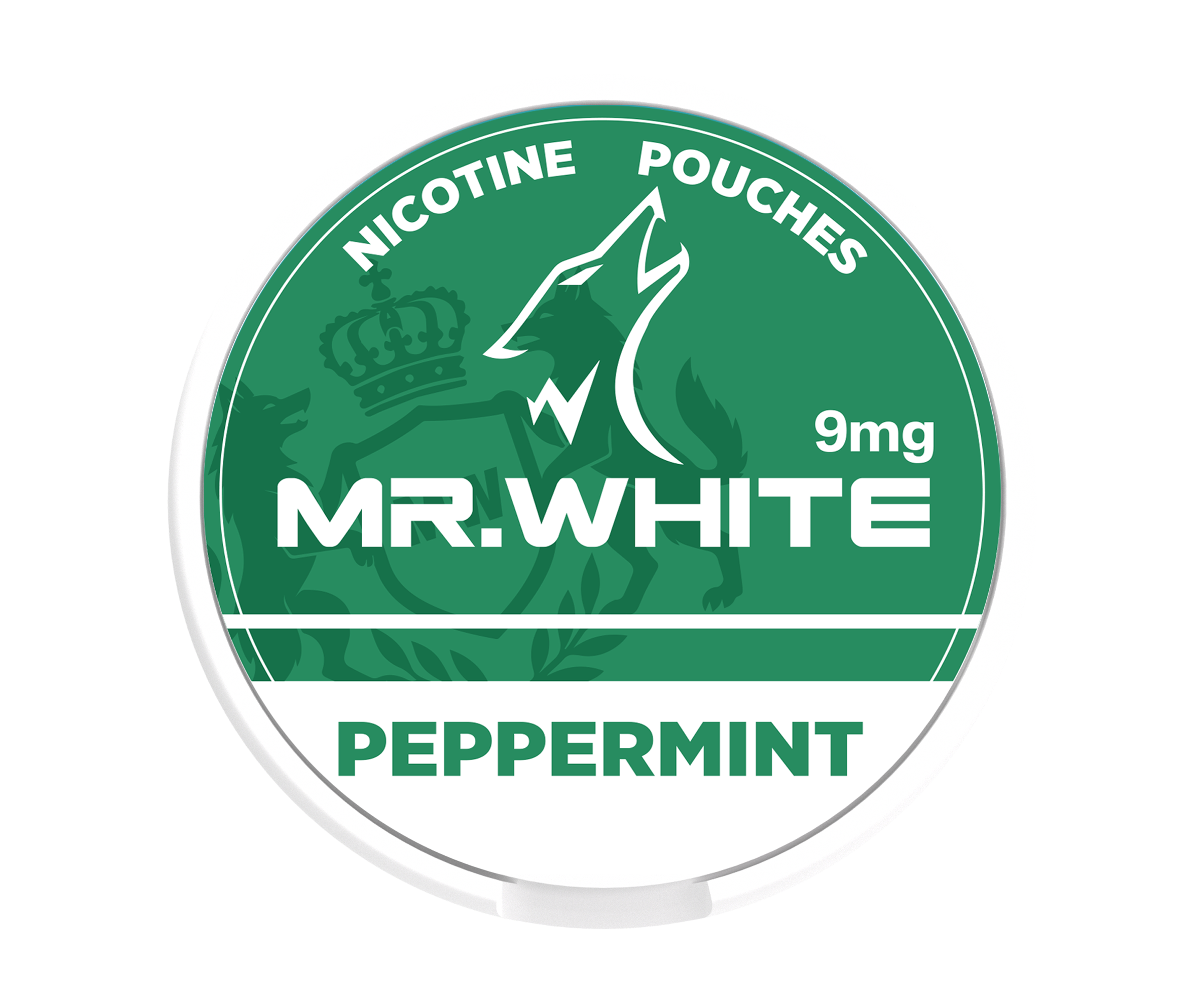 Peppermint 9mg (1) Mr.White 9mg Peppermint Nicotine Pouches