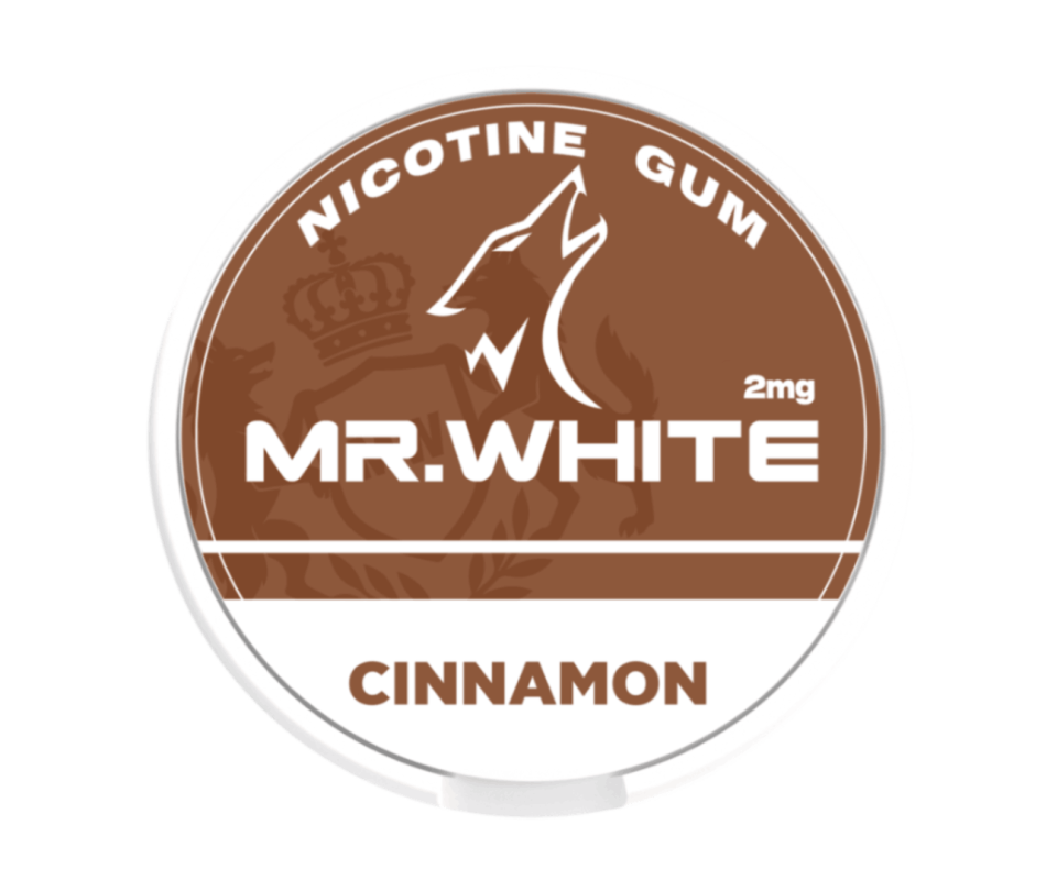 Mr. White 2mg Cinnamon Nicotine Gum - Premium Nicotine Gum Manufacturer